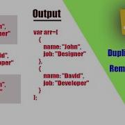 Duplicate Object Remove From An Array In Javascript Javascript Tutorial Javascript Course