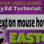 Unity3D Tutorial 18 24 GUI Text Appear When Mouse Hovering On A Object