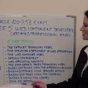 1Z0 858 Test Edition5 Web Exam Component Questions