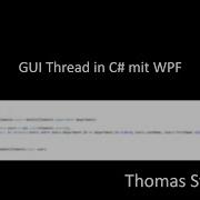 SE4 GUI Thread In C Mit WPF