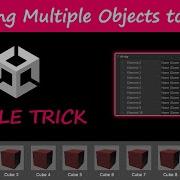 Dragging Multiple Objects To Array Unity