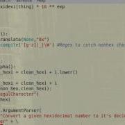 Convert Hexadecimal To Decimal In Python Pt 1