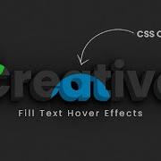 Creative Fill Text Hover Effects CSS Only Text Hover Effects