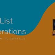 List Operations In Python Python Lists A Complete Tutorial On Python Python Tutorials Online