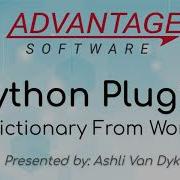 Python Plugin Job Dictionary From Word List