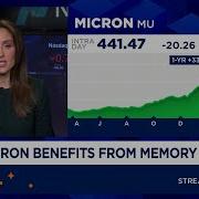 Компания Micron получает выгоду от роста спроса на память