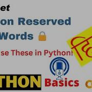 Python Reserved Keywords Explained In Hindi Must Know For Beginners