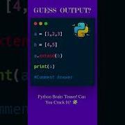 Only Geniuses Can Guess This Python Output Shorts Python Coding