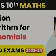 Class 10 Maths Chapter 2 Division Algorithm For Polynomials Polynomials 2022 23