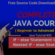 If Else Statement In Java Nested If Else HINDI