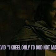 DAVID I Kneel Only To God Not Man Witch What Have Brought Here Abner House Of David