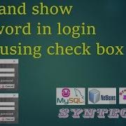 Password Hide And Show In JTextfiled Using JCheck Box
