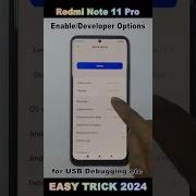 Redmi Note 11 Pro 5g Enable Developer Option In Mobile Phone Enable Developer Option In 2025