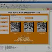 Matlab Code For Neuro Fuzzy Based Image Fusion