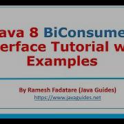 Java 8 BiConsumer Interface Tutorial With Examples Lambda Expression