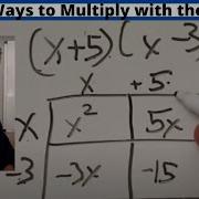 Algebra Alternative Fun Ways To Multiply Polynomials Using The Box Method