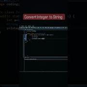 How To Convert Integer To String In Java Coding Java Javacoding Programming