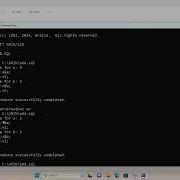 RUNNING SQL SCRIPT FROM ORACLE 11g SQL PLUS TERMINAL