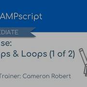 AMPscript Exercise AMP E03a Lookups LOOPs 1