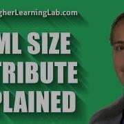 HTML Size Attribute Is Used To Define The Size Of Certain HTML Elements
