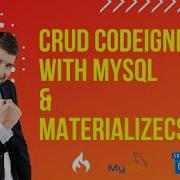 Crud CodeIgniter 4 With MySQL And MaterializeCSS