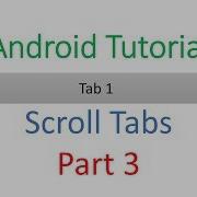 139 Android Scrollable Tabs Part 3