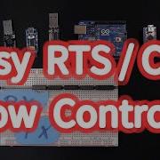Простое последовательное согласование RTS CTS минимальное использование ЦП 12