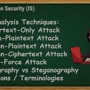 Cryptanalysis Techniques IS 1 3