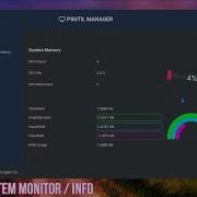 1 Desktop App To Monitor All System Information Python PYQT PYSIDE2 6 PSUTIL Modern GUI UI