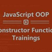 Learn JavaScript OOP In Arabic 14 Constructor Function Training S