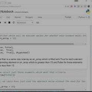 60 Numpy Ndarray Boolean Indexing