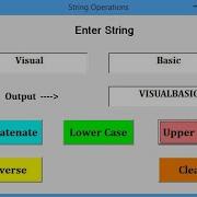 Visual Basic 6 0 String Manipulation Functions
