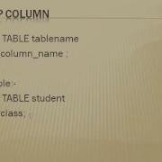 MYSQL Modify Structure Of Table Or Alter Table Command