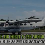Philippine Air Force N 22B Nomad Aircraft Ready To Depart To Pag Asa Island