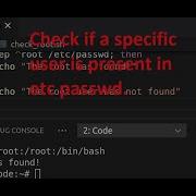 Bash Script To Check If A Specific User Is Present In Etc Passwd
