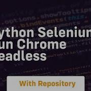 Python Selenium Run Chrome Headless