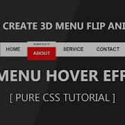 Css3 3d Menu Hover Effect 3d Flip On Hover Css Tutorial Plz SUBSCRIBE Us For Daily Videos