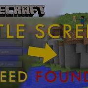 How The Minecraft Title Screen Seed Was Found