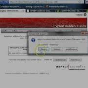 Webgoat Lesson Parameter Tampering Exploit Hidden Fields