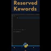 How To Print All Reserved Keywords In Python Shorts