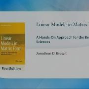 Linear Models In Matrix Form