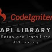 1 CodeIgniter 3 X Restful API Library Setup And Install The CodeIgniter API Library