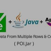 Selenium Training Reading Data From Multiple Rows In Excel Using POI Jar