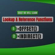 28 Excel OFFSET And INDIRECT Functions Dynamic Range Reference Formula Tutorial