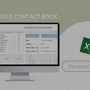 Address Contact Book Excel Template