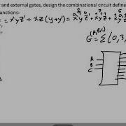 Arabic Implement A Boolean Function Using A Decoder And External Gates