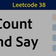 Count And Say Leetcode 38