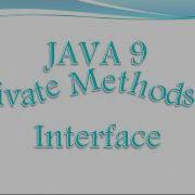 Java 9 Private Methods In Interface