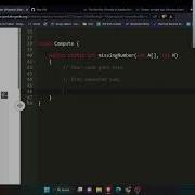 Missing Number GFG Coder Army Sheet BRUTE And OPTIMAL Java Solution