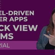 Power Apps Model Driven Apps Quick View Forms Tutorial